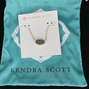 Kendra Scott Multi Drusy Elisa Necklace